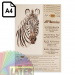 Blok szkicowy z papierem ekologicznym A4 100 arkuszy mieszanych Zebra